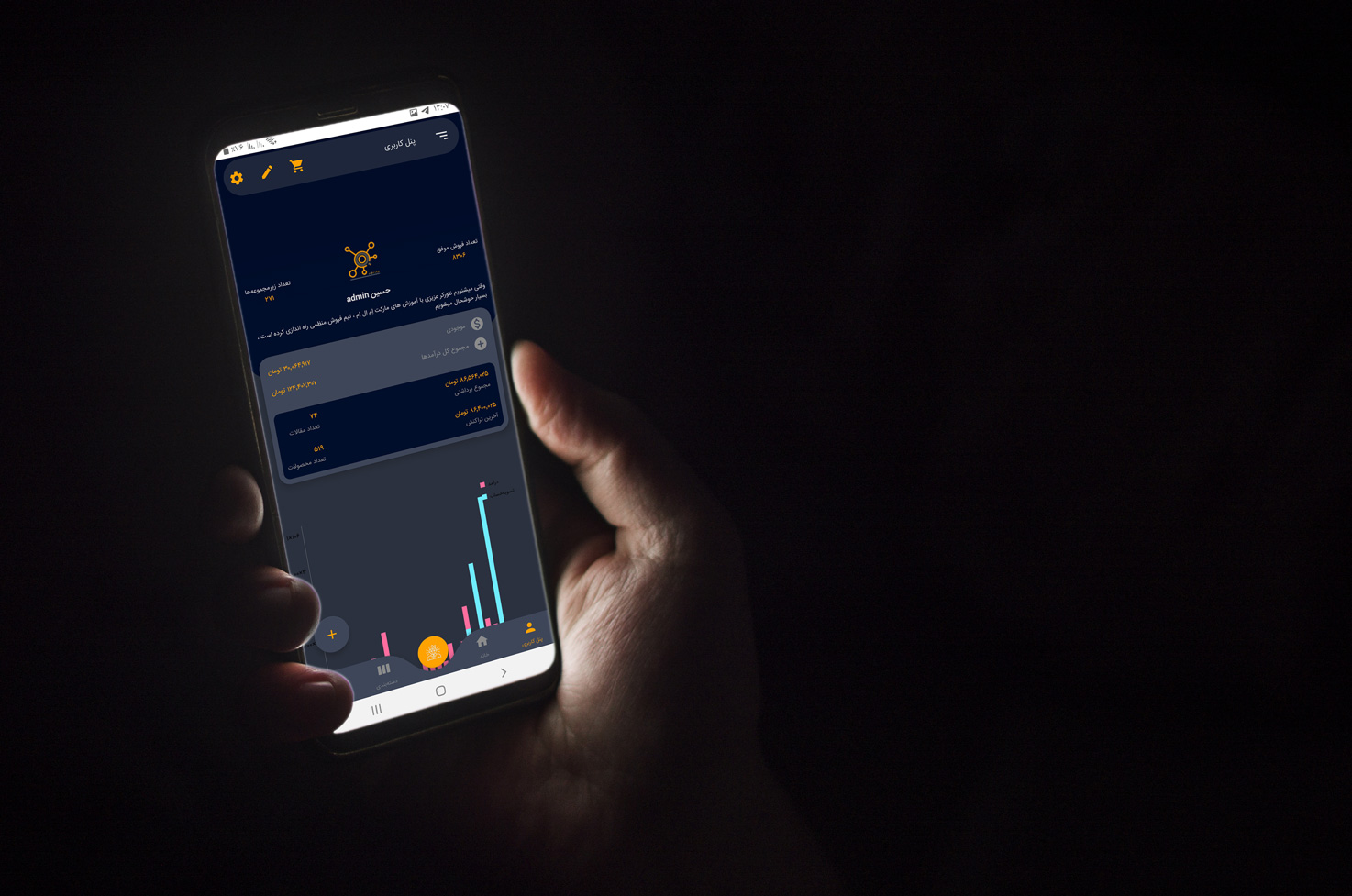 سیستم تشخیص حالت شب موبایل